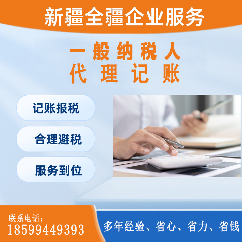 霍爾果斯一般納稅人代理記賬