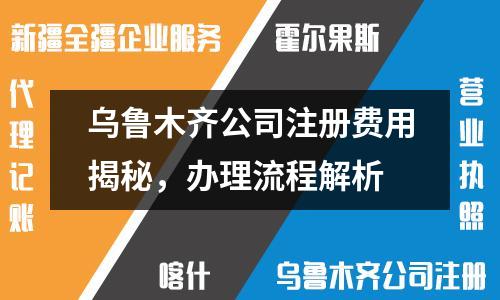 烏魯木齊公司注冊(cè)費(fèi)用揭秘，辦理流程解析