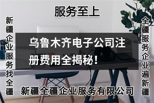 烏魯木齊電子公司注冊費(fèi)用全揭秘!