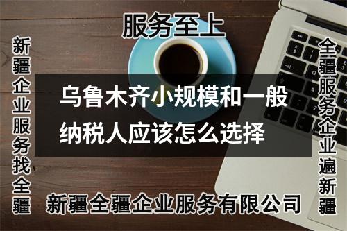 烏魯木齊小規(guī)模和一般納稅人應(yīng)該怎么選擇