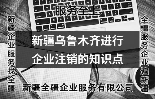 新疆烏魯木齊進(jìn)行企業(yè)注銷的知識(shí)點(diǎn)