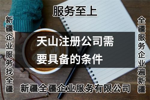 天山注冊(cè)公司需要具備的條件