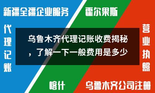 烏魯木齊代理記賬收費(fèi)揭秘，了解一下一般費(fèi)用是多少