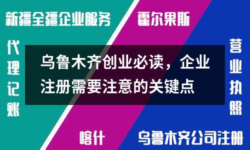 烏魯木齊創(chuàng)業(yè)必讀，企業(yè)注冊需要注意的關鍵點