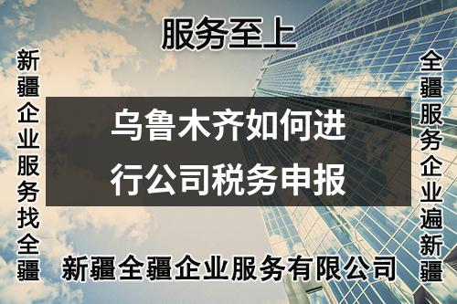烏魯木齊如何進行公司稅務申報