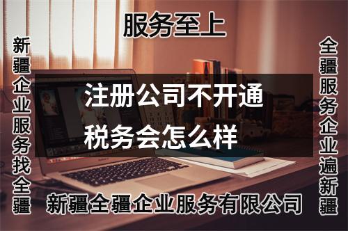 注冊(cè)公司不開通稅務(wù)會(huì)怎么樣