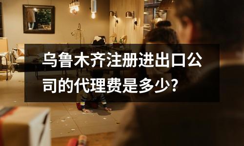 烏魯木齊注冊進(jìn)出口公司的代理費是多少
