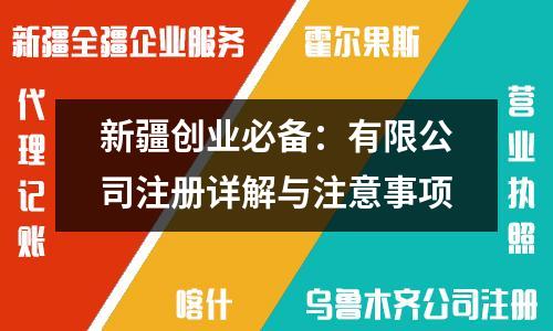 新疆創(chuàng)業(yè)必備：有限公司注冊詳解與注意事項(xiàng)