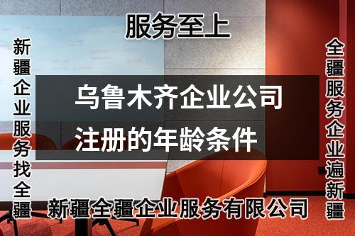 烏魯木齊企業(yè)公司注冊(cè)的年齡條件
