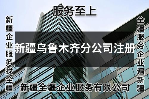 新疆烏魯木齊分公司注冊(cè)
